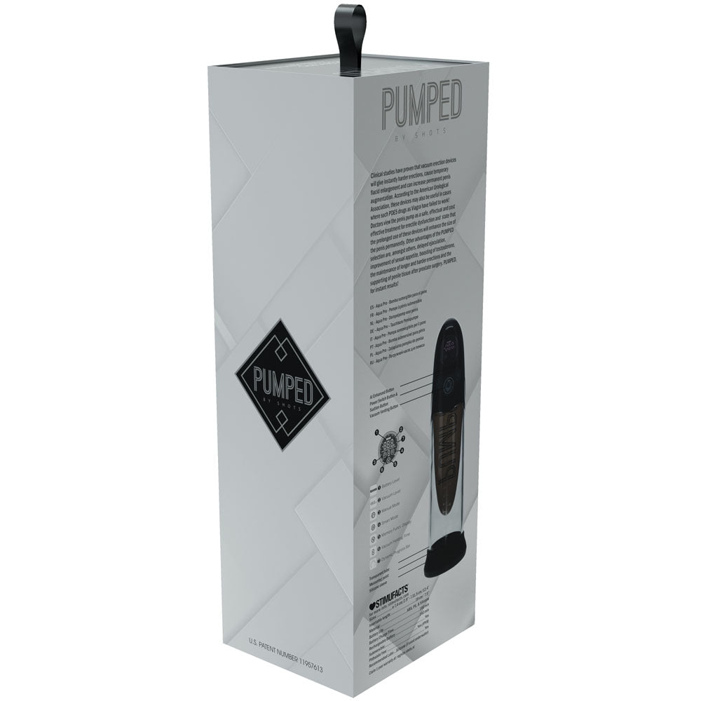 Pumped Aqua Pro Auto Submersible Penis Pump - 8 Inch > Pumps > Penis Pumps Electric