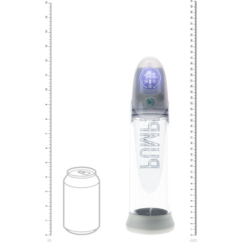 Pumped Aqua Pro Auto USB Rechargeable Penis Pump Grey Clear PUMPS Male Electric