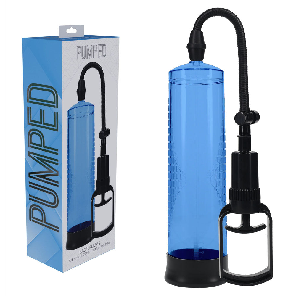 Pumped Basic Pump 2 – Penis Pump Blue > Pumps > Penis Pumps