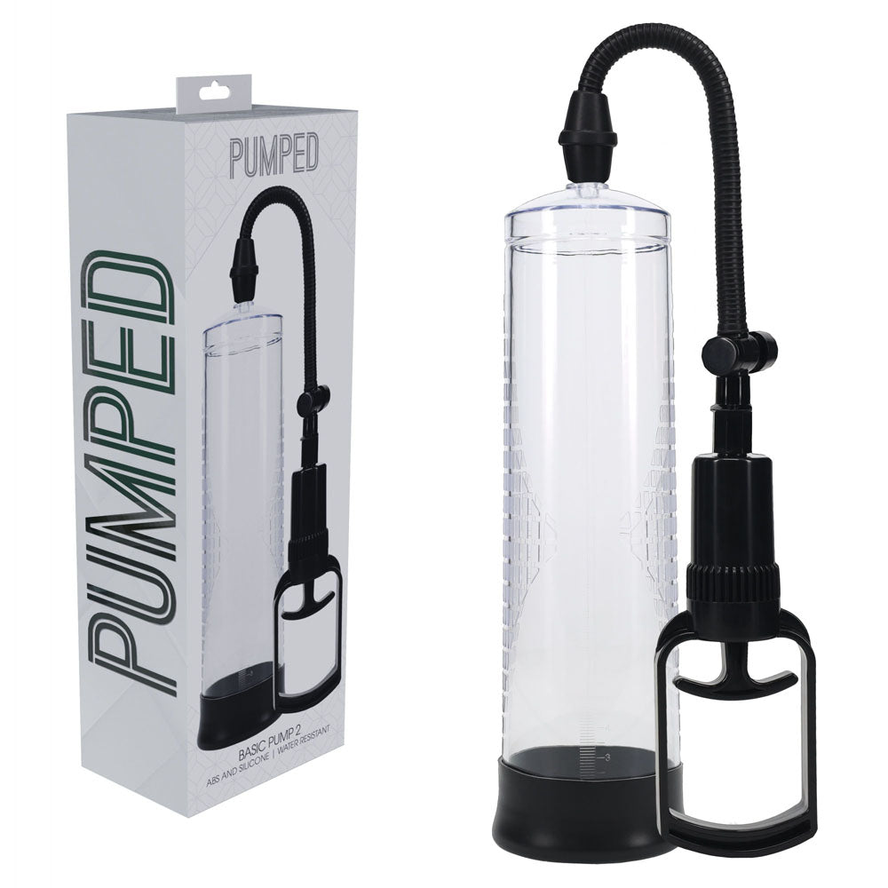 Pumped Basic Pump 2 Transparent Clear Penis Pump 20cm x 6cm Default Title > Pumps > Penis Pumps