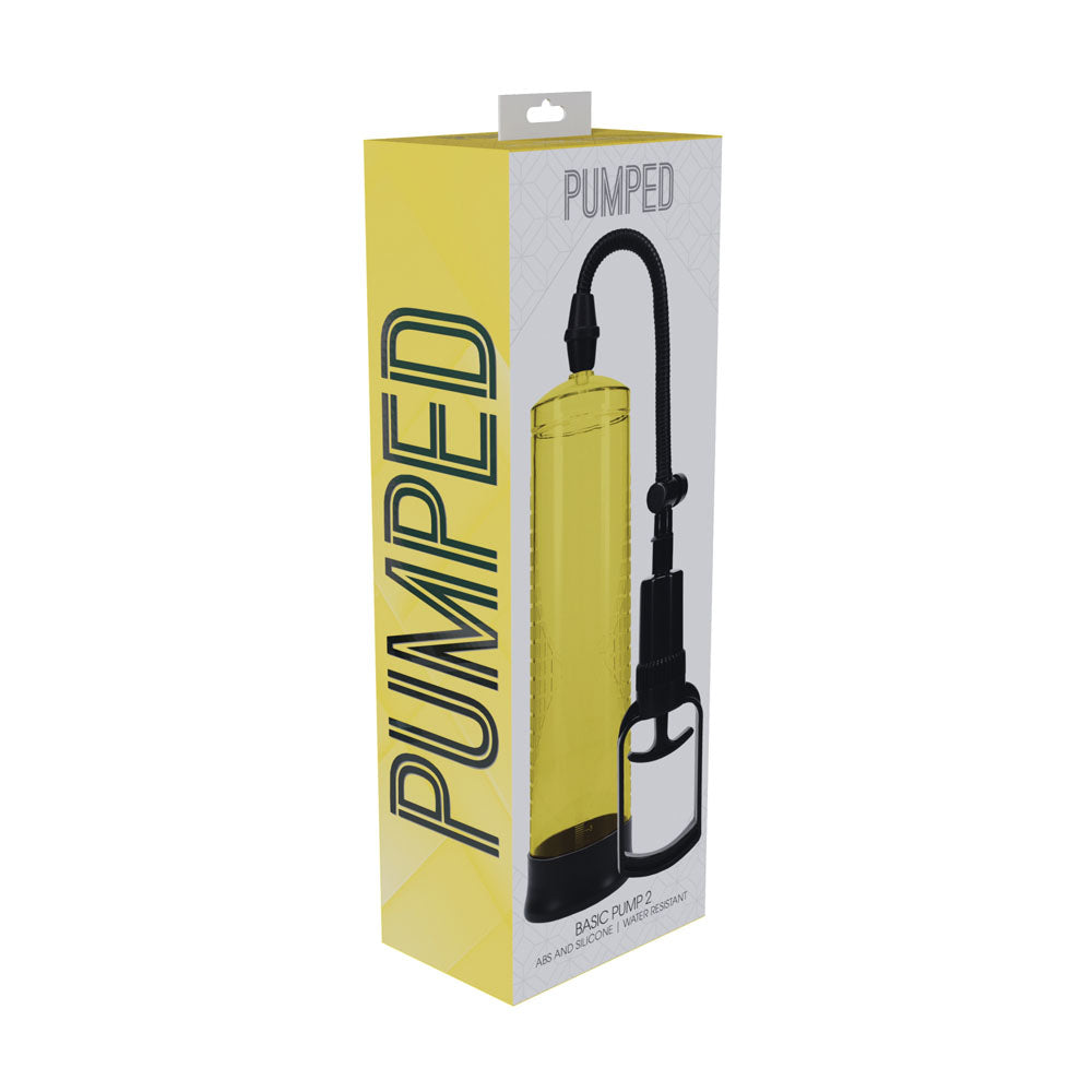 Pumped Basic Pump 2 Penis Pump - Yellow