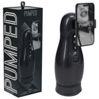 Pumped Virtuo (Gunmetal Grey/Clear) – USB Rechargeable Sucking Vibrating Masturbator Grey > Sex Toys For Men > Masturbators > Vibrating