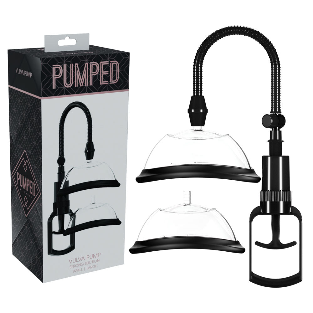 Pumped Dual Cup - Adjustable Cylinder Seal Mechanism Vagina Pump Secondary image
