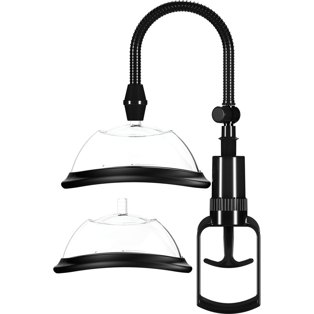 Pumped Dual Cup - Adjustable Cylinder Seal Mechanism Vagina Pump > Pumps > Female Pumps Main image