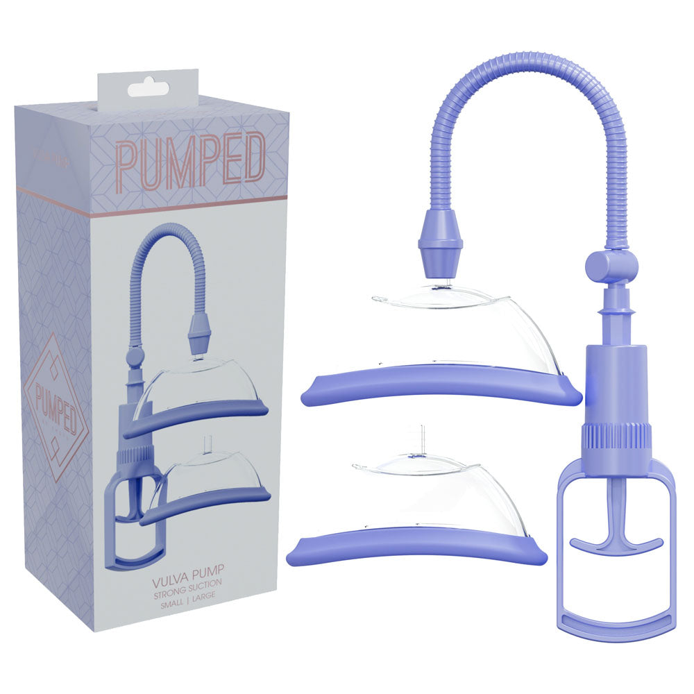 Pumped Dual Cup Adjustable Vaginal Vacuum Pump With Seal Secondary image
