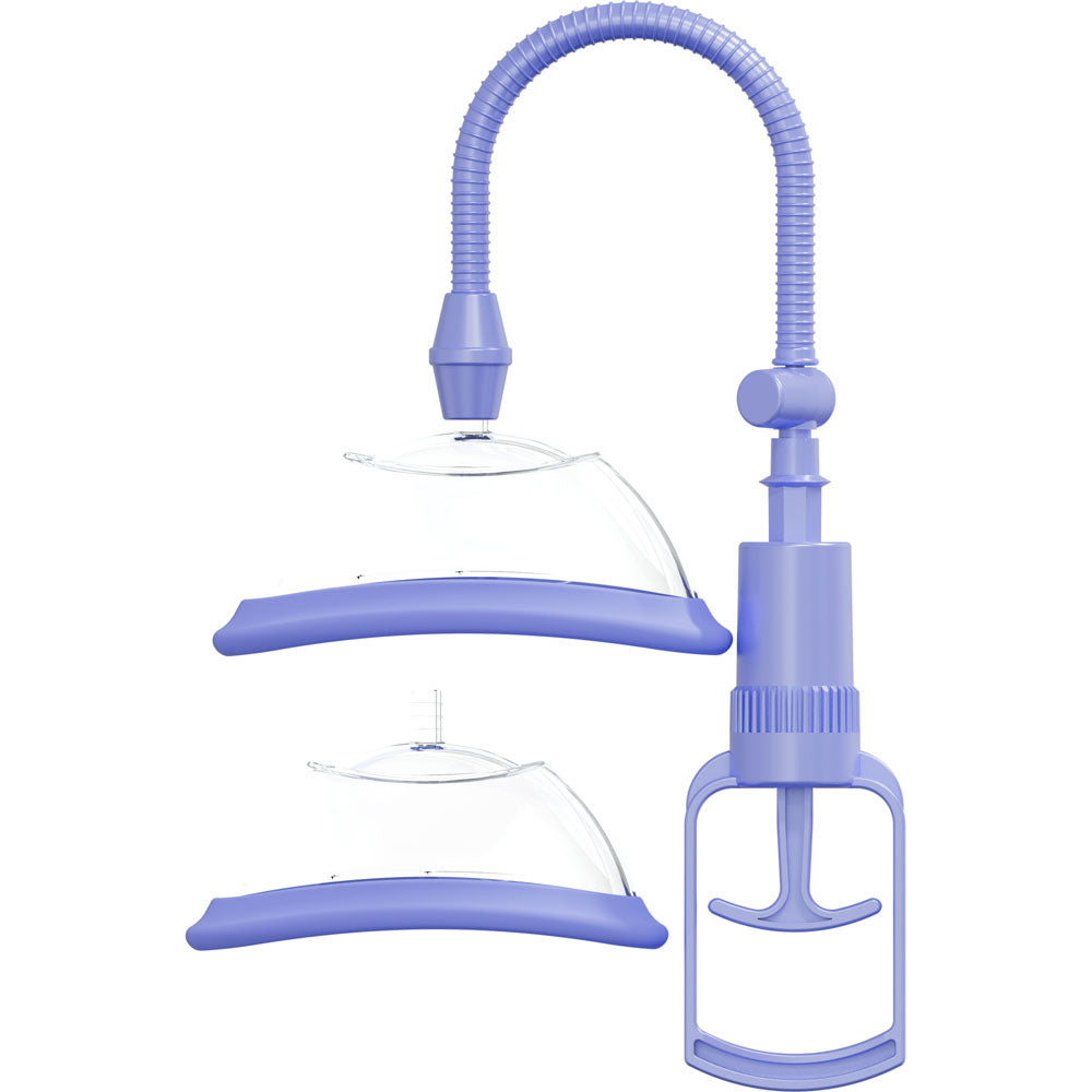 Pumped Dual Cup Adjustable Vaginal Vacuum Pump With Seal > Pumps > Female Pumps Main image