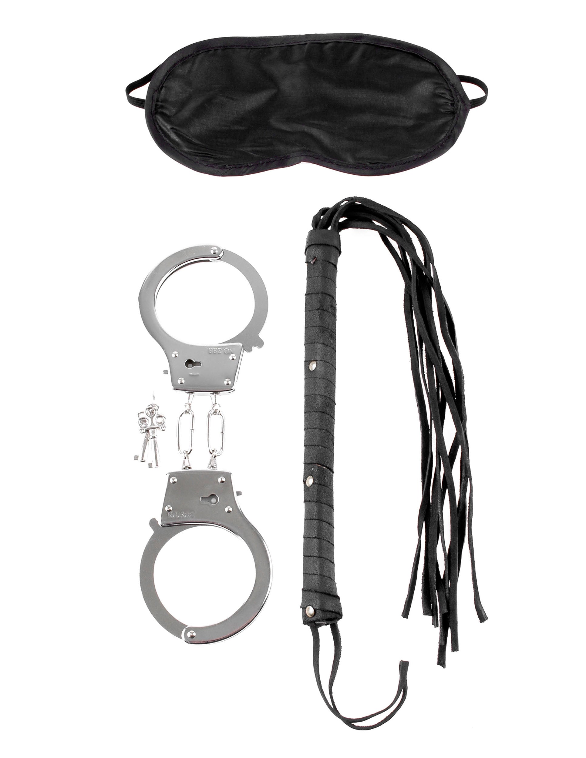 Fetish Fantasy Series Lover's Fantasy Bondage Kit 3 Piece Set Whips & Paddles