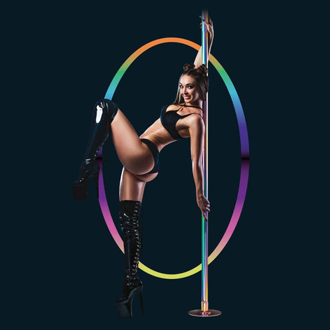 Power Pole Pro (Rainbow Chrome) – Dance Pole Kit Sex Furniture