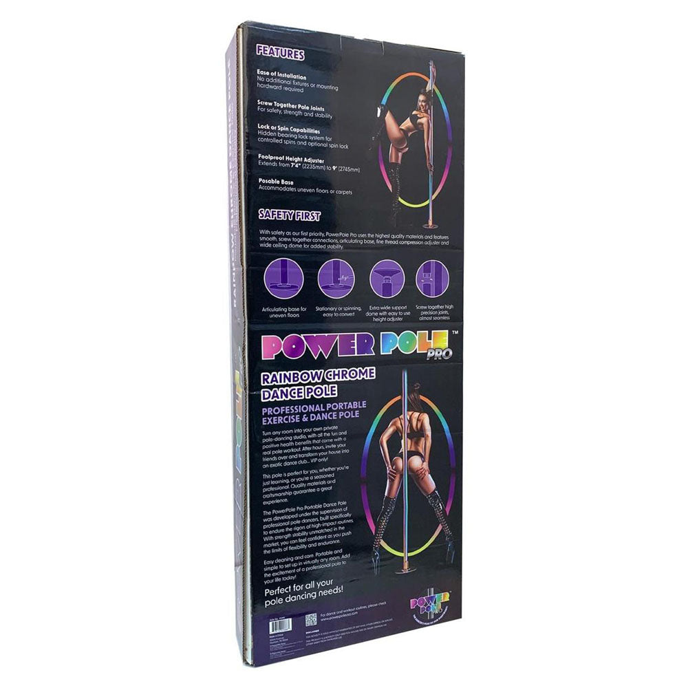 Power Pole Pro (Rainbow Chrome) – Dance Pole Kit > Sex Toys > Sex Furniture