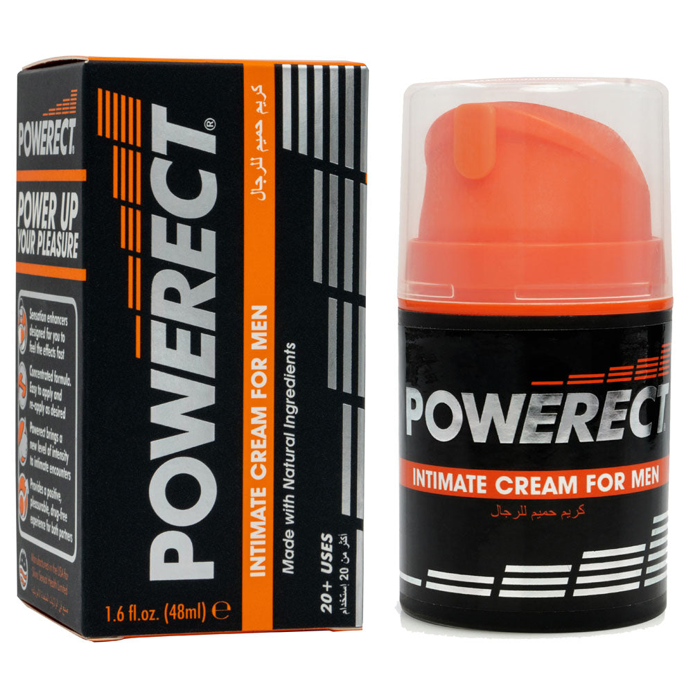 Powerect Cream 48ml Pump for Male Performance Enhancement ENHANCERS