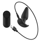Passion Play Silicone Vibrating Butt Plug – USB Rechargeable with Remote 10.4 cm > Anal Range > Vibrating Butt Plugs