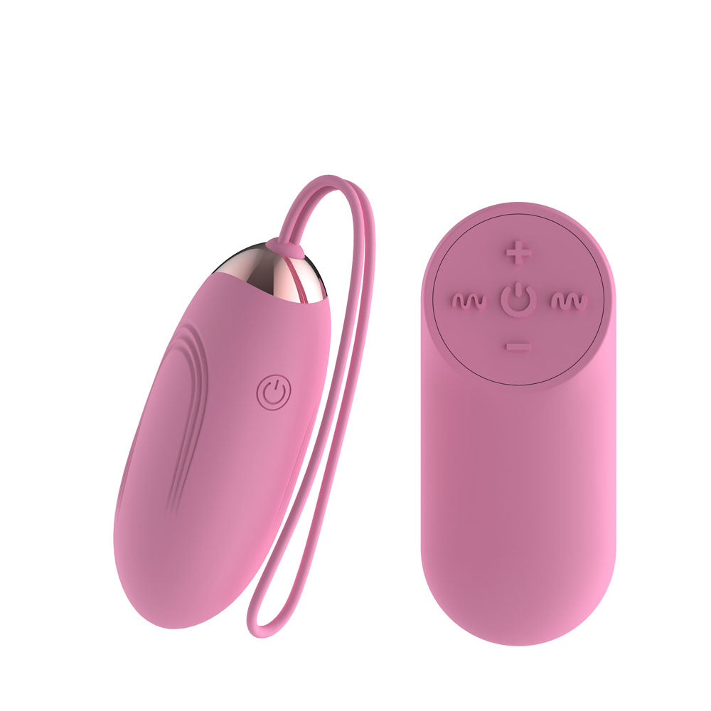 Passion Play Silicone Vibrating Egg – Small USB Rechargeable Vibrator with Wireless Remote Pink > Sex Toys For Ladies > Vibrating Eggs Main image