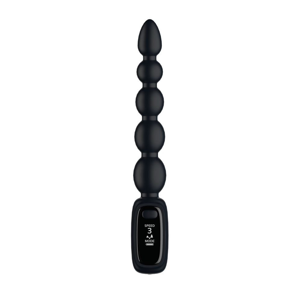 Passion Play Vibrating Anal Beads Rechargeable with LED Screen 23 cm Anal Beads > Anal Range > Anal Beads