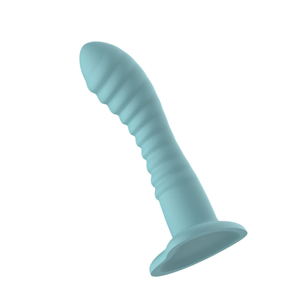 Passion Play Liquid Silicone Ridged 18cm Dildo – Silicone Dildo > Dildos > Neutral Dildos