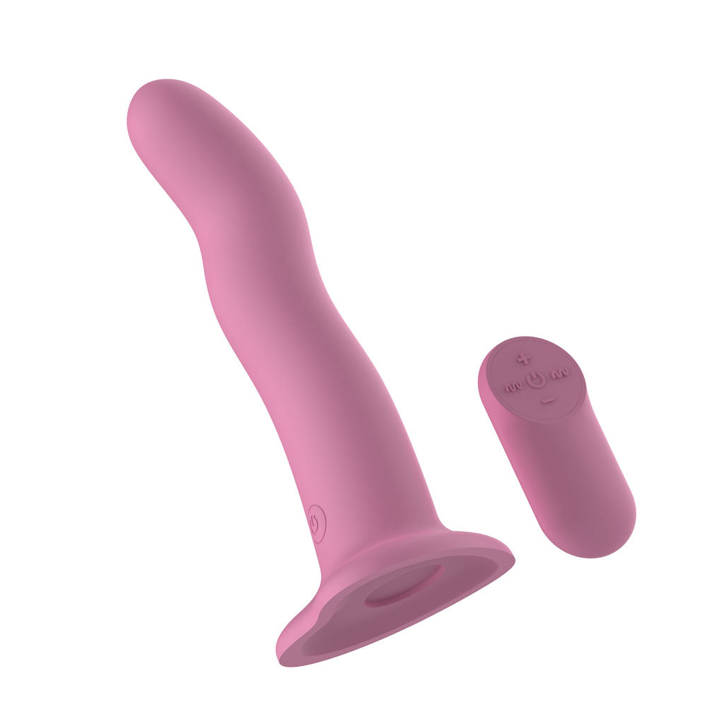 Passion Play Vibrating Dildo – USB Rechargeable Wireless Remote Vibrator 18.2 cm > Dildos > Neutral Dildos