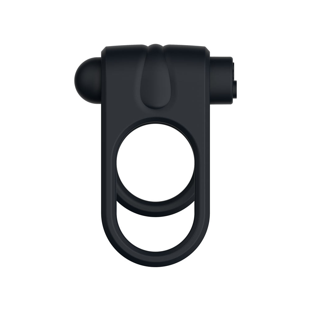Passion Play Silicone Vibrating Dual Cockring – USB Rechargeable Cockring > Cock Ring > Vibrating