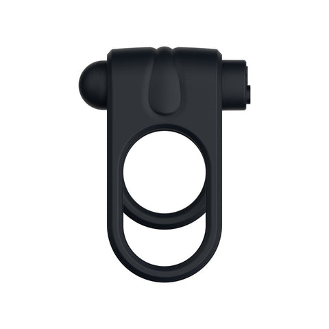 Passion Play Silicone Vibrating Dual Cockring – USB Rechargeable Cockring > Cock Ring > Vibrating