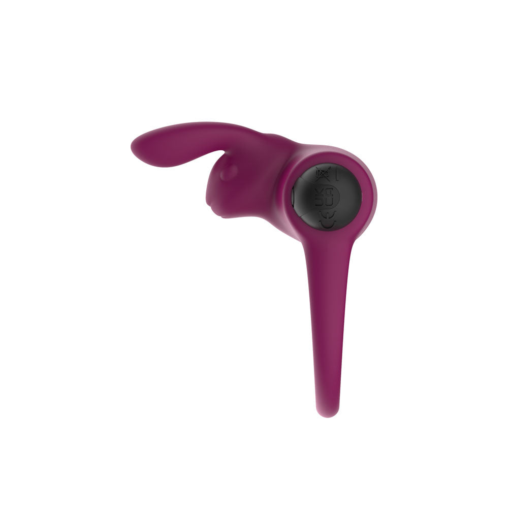 Passion Play Silicone Rabbit Vibrating Cock Ring – USB Rechargeable Penis Ring > Sex Toys > Couples Toys