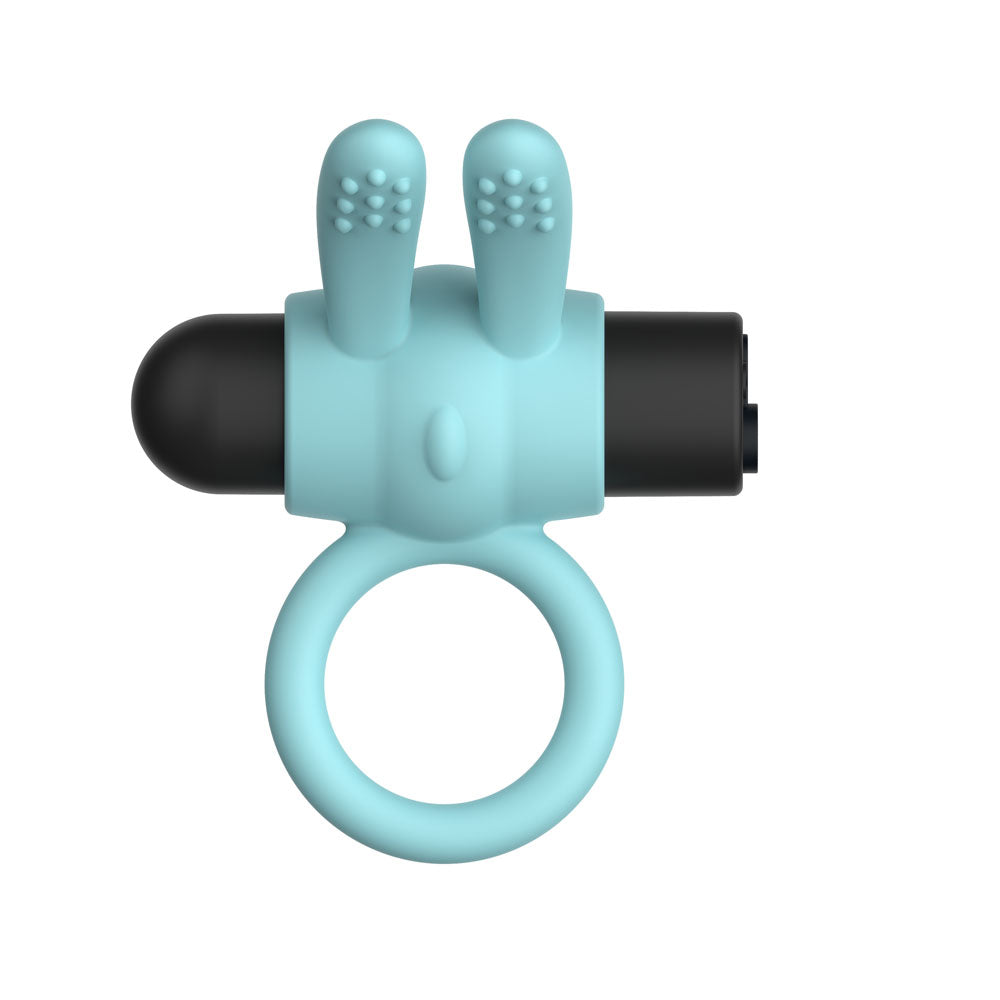 Passion Play Silicone Rabbit Vibrating Cockring - - USB Rechargeable Vibrating Penis Ring > Sex Toys > Couples Toys
