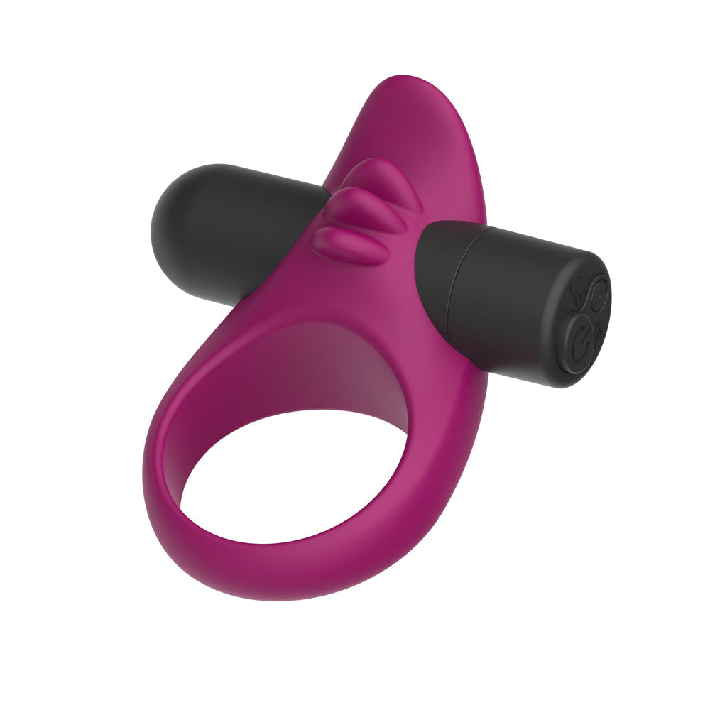 Passion Play Silicone Vibrating Cockring – USB Rechargeable Vibrating Penis Ring > Cock Ring > Vibrating