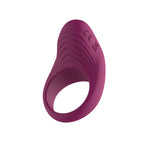 Passion Play Silicone Vibrating Cockring - USB Rechargeable Penis Ring Purple > Sex Toys > Couples Toys