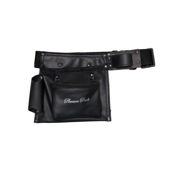 Love Hamma Black Pleasure Pouch Adjustable Hands-Free Storage Belt > Clothes > Unisex Leather