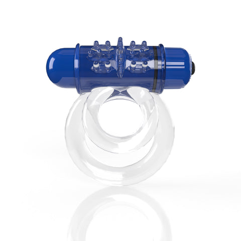 Double O 6 4B Low Pitch Bass (Blueberry) > Cock Ring > Vibrating