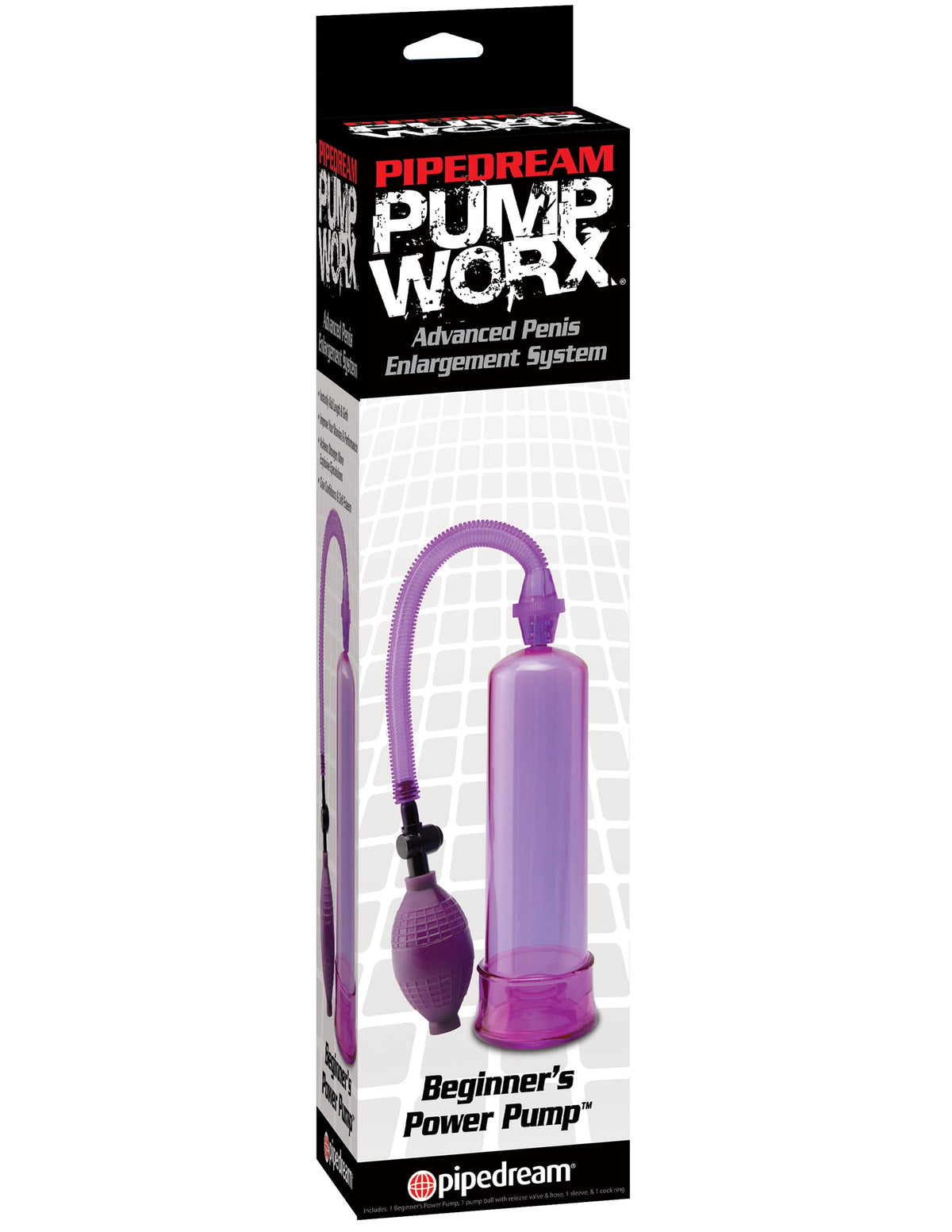 Pump Worx Beginner Power Pump – 7.5 Inch Insertable Penis Pump > Pumps > Penis Pumps