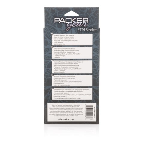 Packer Gear Ftm Stroker Soft Stretchy Textured Male Masturbator GENDER EXPRESSION