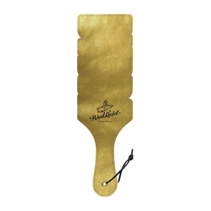 Paddle Daddy Elegant Playful Spanking Paddle with Shimmering Gold Cut-Out > Bondage Gear > Paddles