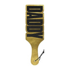 Paddle Daddy Elegant Playful Spanking Paddle with Shimmering Gold Cut-Out > Bondage Gear > Paddles