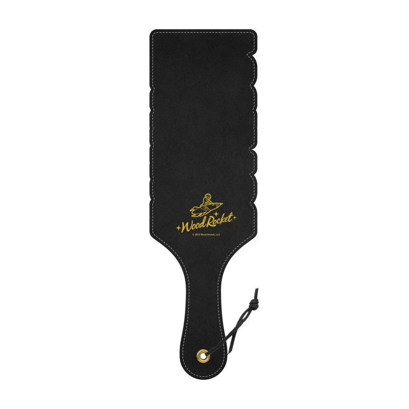Paddle Fuck You Black and Gold Design Whips & Paddles