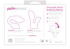 PalmSensual Massager Heads Pink For Use With PalmPower > Sex Toys > Massage Wands