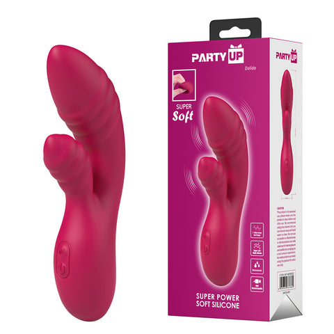 Party Up Dalida 16.2 cm Rabbit Vibrator Pink VIBRATORS-RABBIT