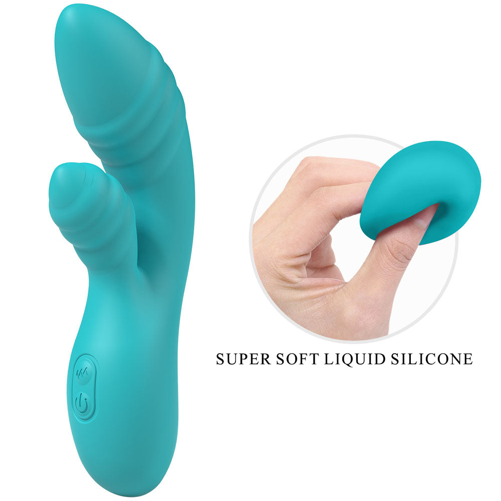 Party Up Dalida Teal 16.2 cm Rabbit Vibrator > Vibrators > Ladies > Rabbit