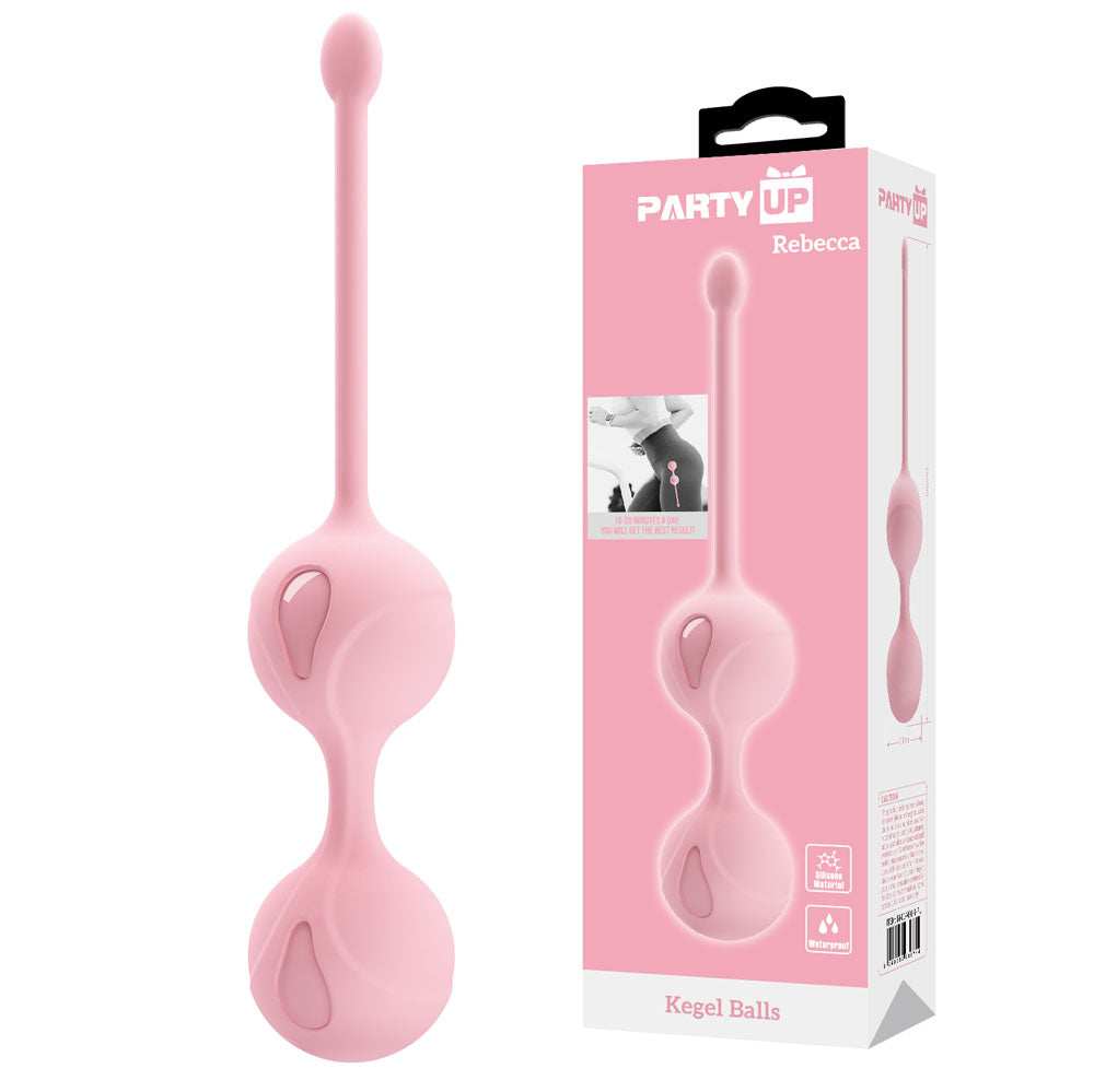 Party Up Rebecca Kegel Balls for Intimate Wellness and Pleasure Enhancement Pink > Sex Toys For Ladies > Kegel Exercise