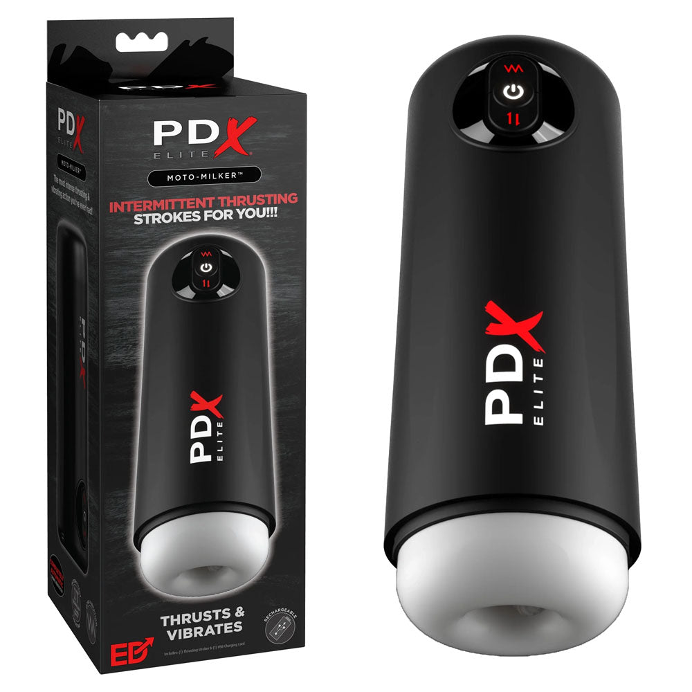 Pdx Elite Moto Milker Suction Stroker > Sex Toys For Men > Masturbators > Vibrating Main image