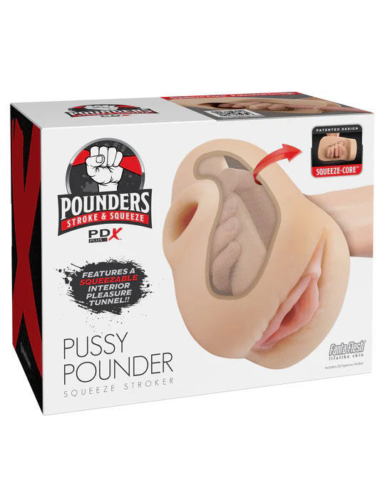 Pdx Plus Light Squeeze-Core Pussy Pounder Male Stroker Toy > Sex Toys For Men > Masturbators > Manual Main image