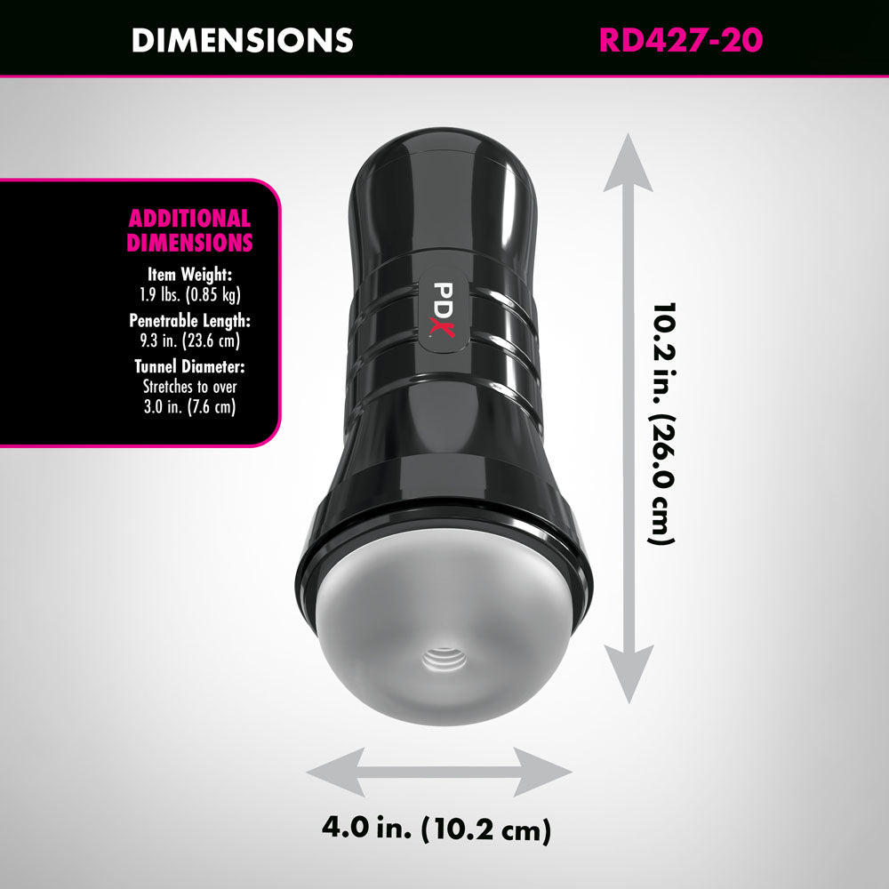 Pdx Wet Pussies Super Slide and Glide Xxl Stroker Strokers - Manual