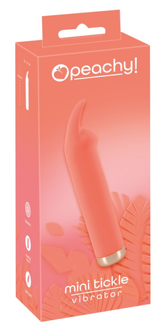 Peachy Mini Tickle Vibrator Pink Small Size for Clitoral Stimulation Vibrators