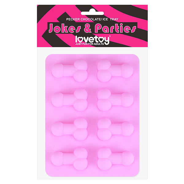 Pecker Chocolate Ice Tray Silicone Mould Makes 8 Fun Shapes Default Title Party Supplies