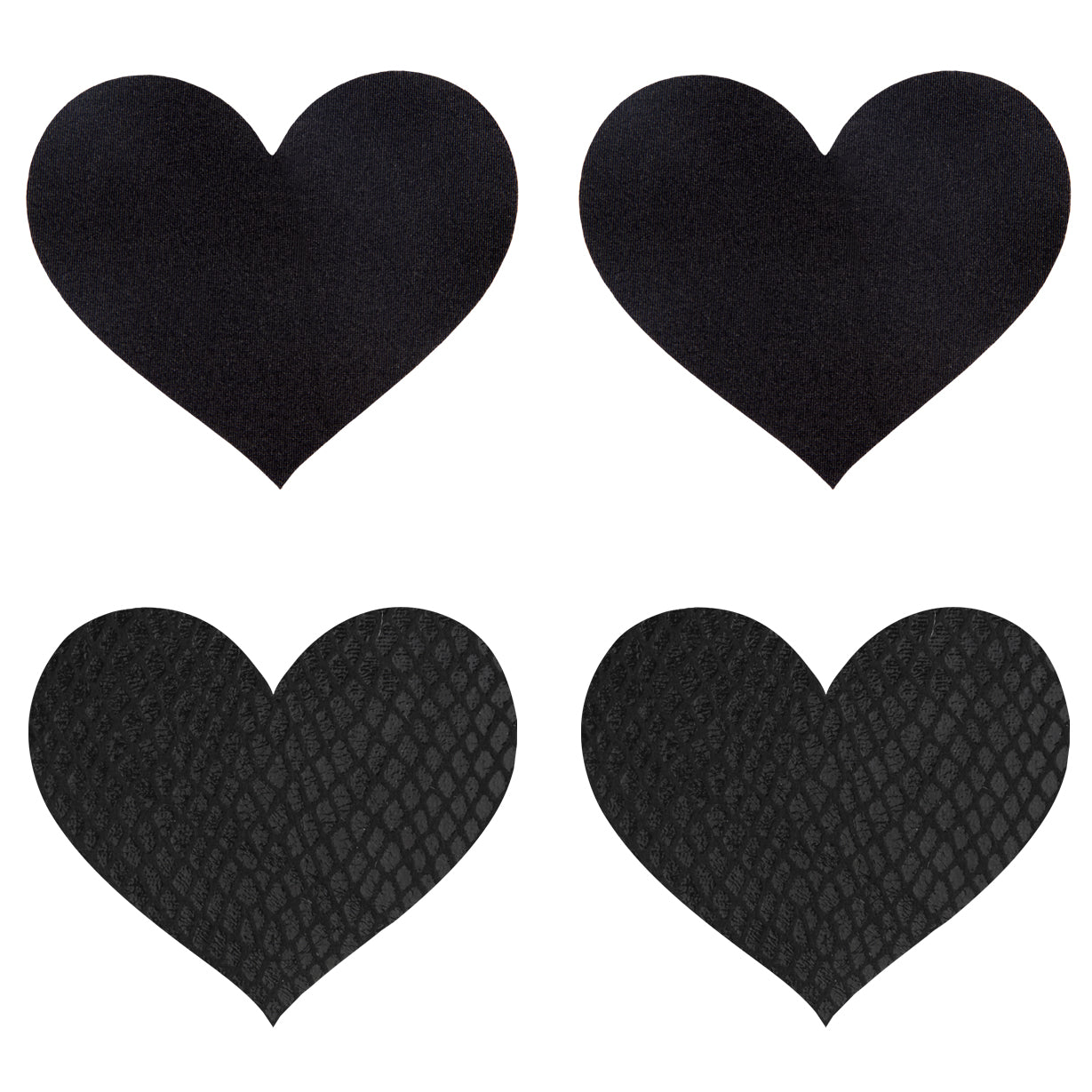 Peekaboo Black Hearts Pasties – Heart-Shaped Pasties > Clothes > Pasties