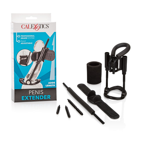 Penis Extender Professional Grade Adjustable Lengthening System with Silicone Strap and Removable Extender Rods SLEEVES