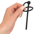 Penisplug Piss Play With Glans Ring – Silicone Penis Plug > Sex Toys For Men > Sounding Rods