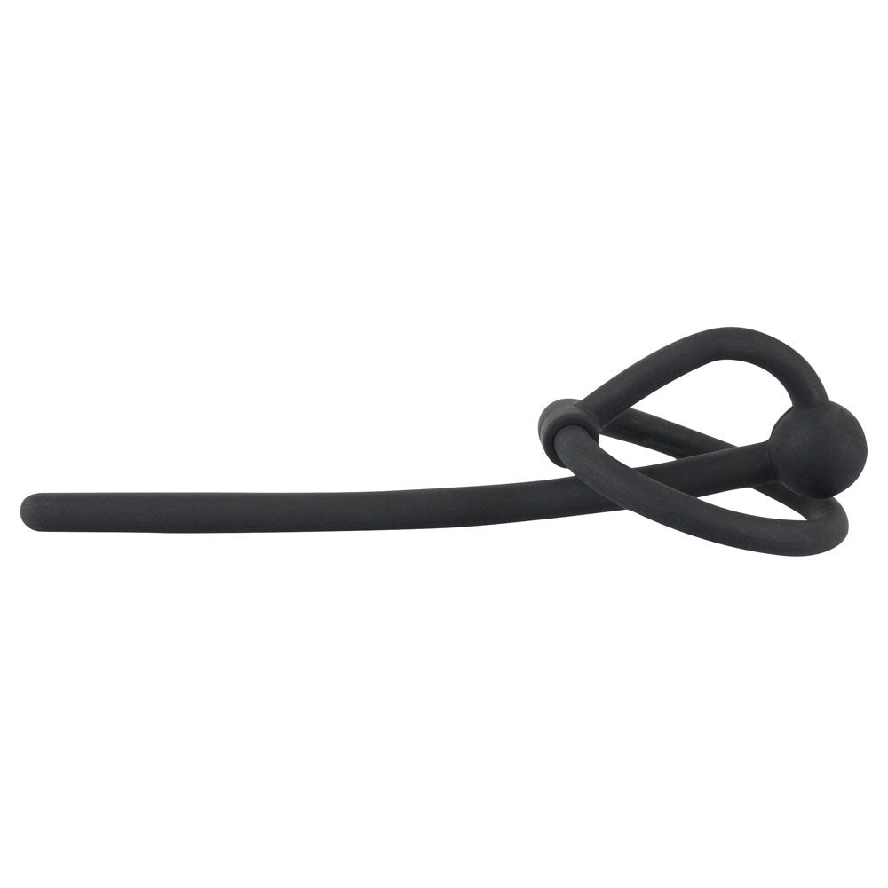 Penisplug Piss Play With Glans Ring – Silicone Penis Plug Secondary image