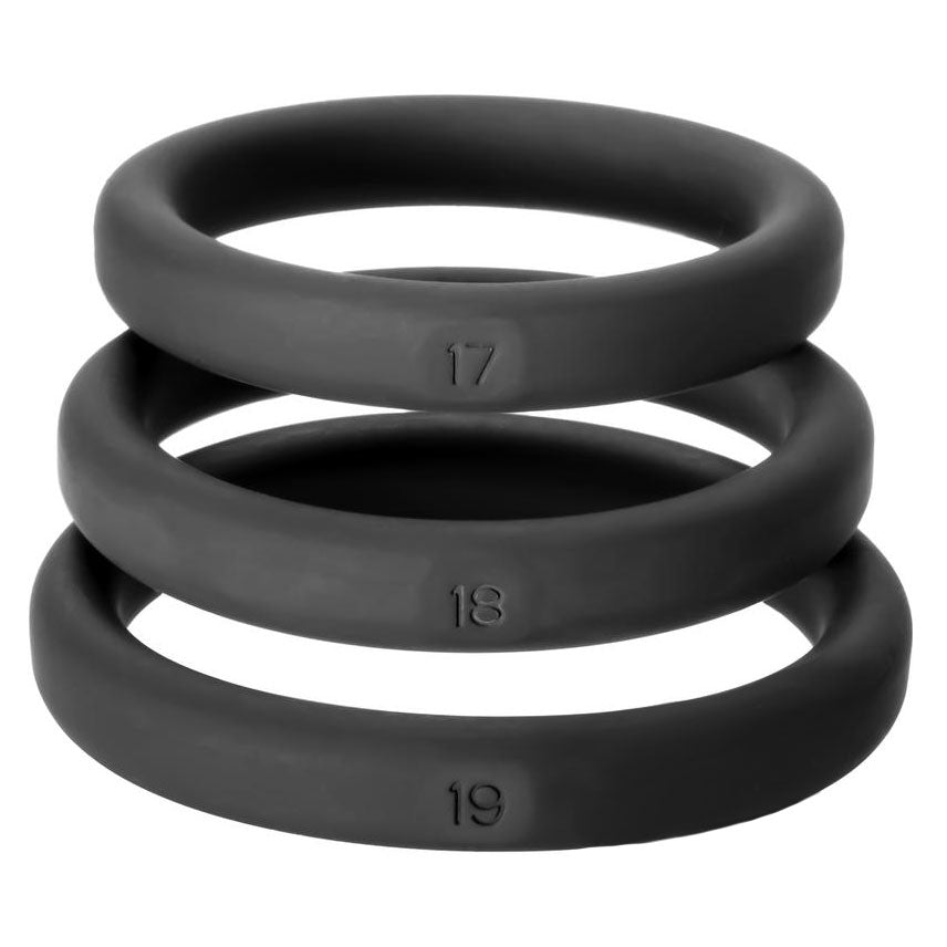 Perfect Fit XactFit Cock Ring Sizes 17 18 19 – Precision-Fit Cock Rings > Cock Ring > Sets