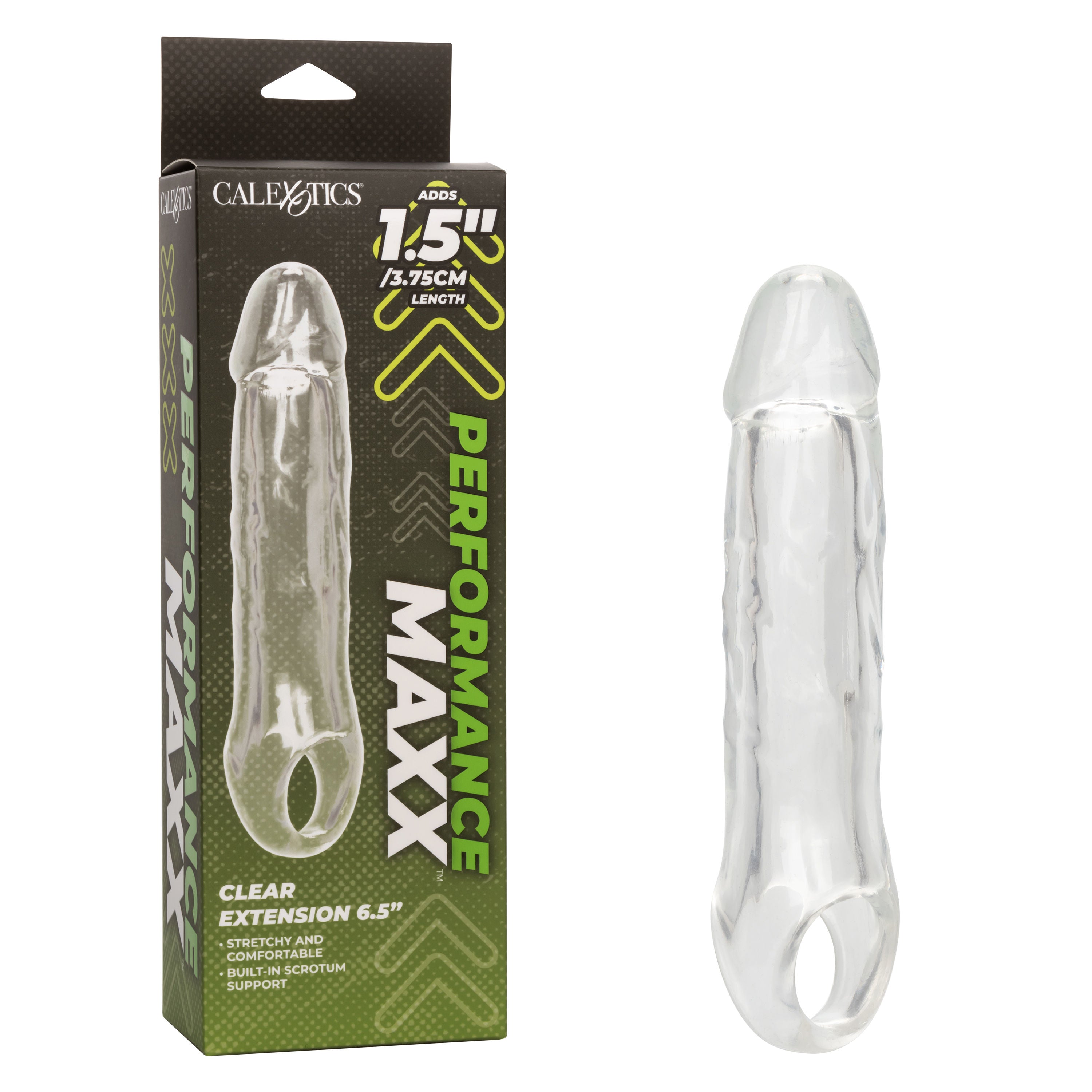 Performance Maxx Clear Penis Extension Sleeve 6.5 Inch Length > Sex Toys For Men > Penis Sleeves