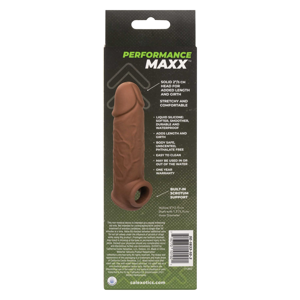 Performance Maxx Life-Like Extension 7 Inch with Built-In Scrotum Strap > Sex Toys For Men > Penis Sleeves
