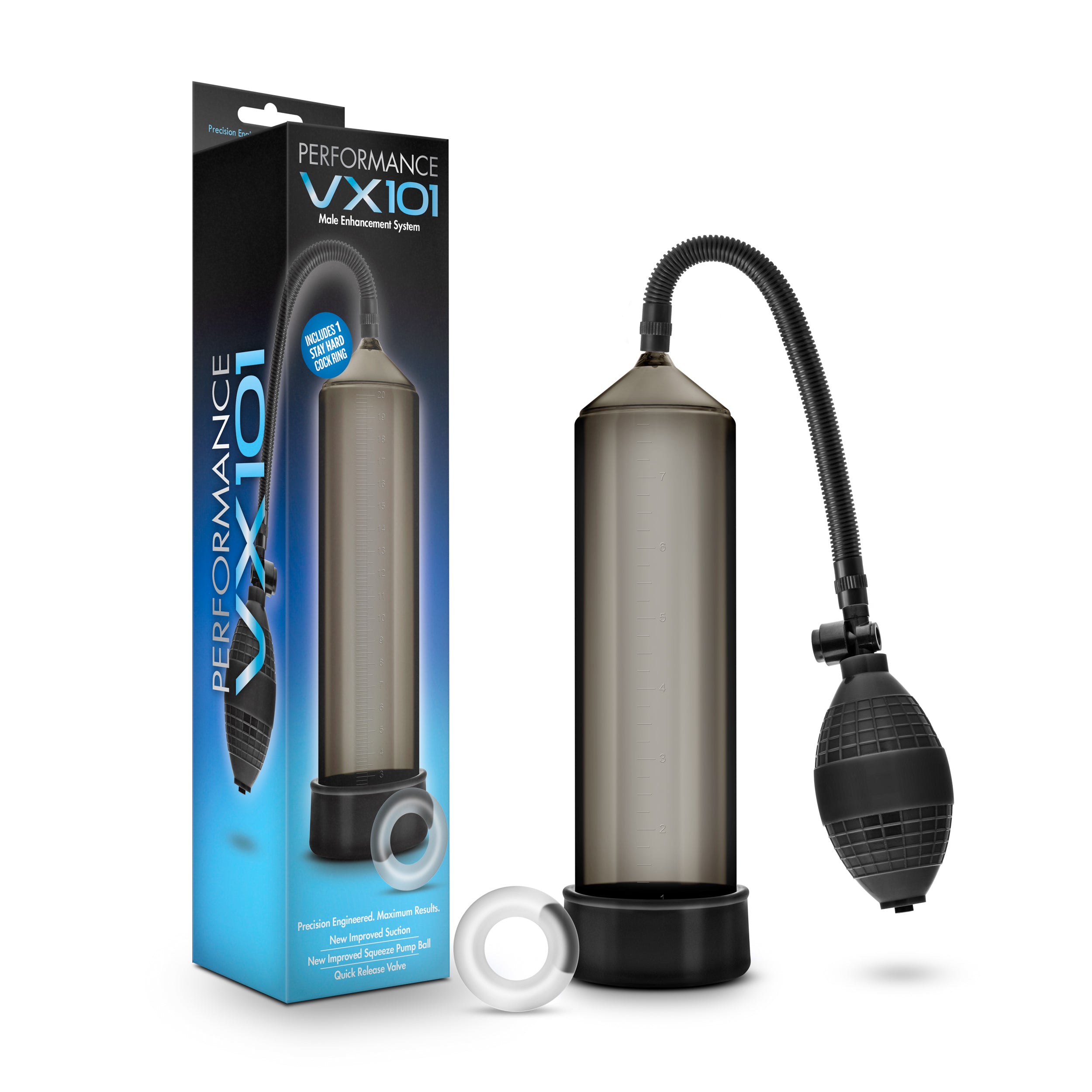 Performance VX101 Male Enhancement Pump in Black Secondary image