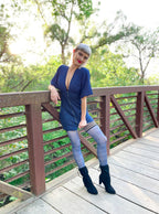 Kixies Debbie Navy Blue Plaid Thigh Highs > Clothes > Hosiery > Stockings